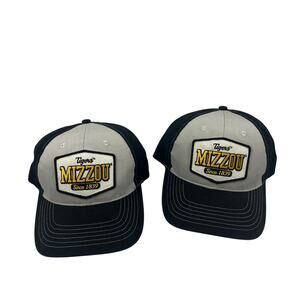 NEW Mizzou Tigers Since 1839 Lewis Hybrids Seed Co Baseball Hats 2 Pieces